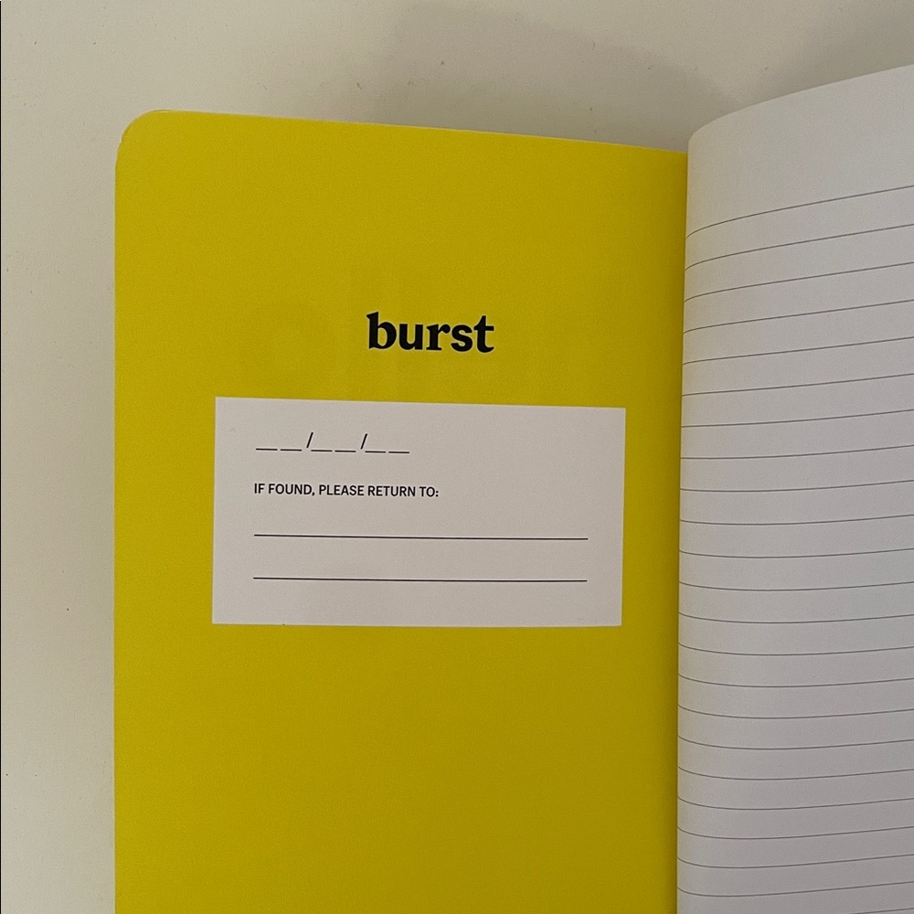 Denik Yellow ‘hello’ Notebook - Picture 3 of 4